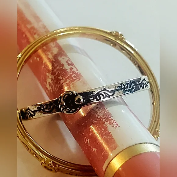 Authentic NEW Pandora Game of Thrones Spinning Astrolabe Ring 14GP CZ S925ALE - Picture 4 of 11